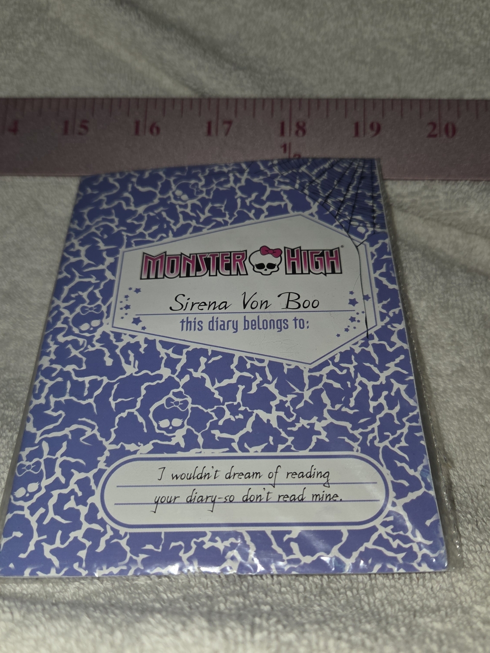 monster high purple Sirena Von Boo Diary